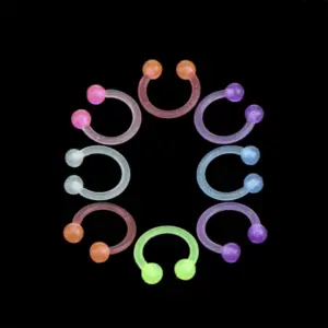 Luminous Acrylic Piercing Jewelry Set (10-20 pcs) 11 HTB1CqsGRyrpK1RjSZFhq6xSdXXaC