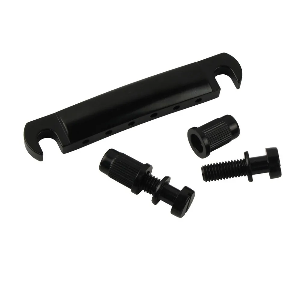 Modern Black Guitar Hardware Set for Les Paul & SG 6 Modern Black Guitar Hardware Set for Les Paul & SG - Image 6