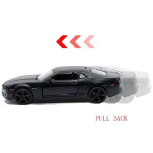 Chevrolet Camaro 1:36 Matte Black Diecast Model 11 HTB1DsuEaxrvK1RjSszeq6yObFXa0