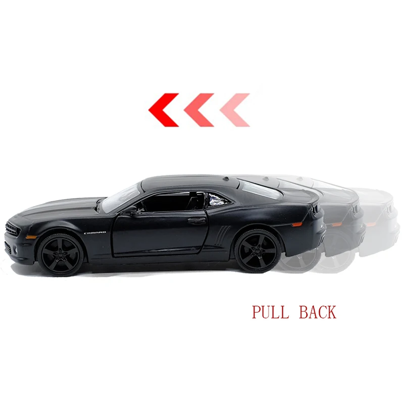 Chevrolet Camaro 1:36 Matte Black Diecast Model 4 Chevrolet Camaro 1:36 Matte Black Diecast Model - Image 4