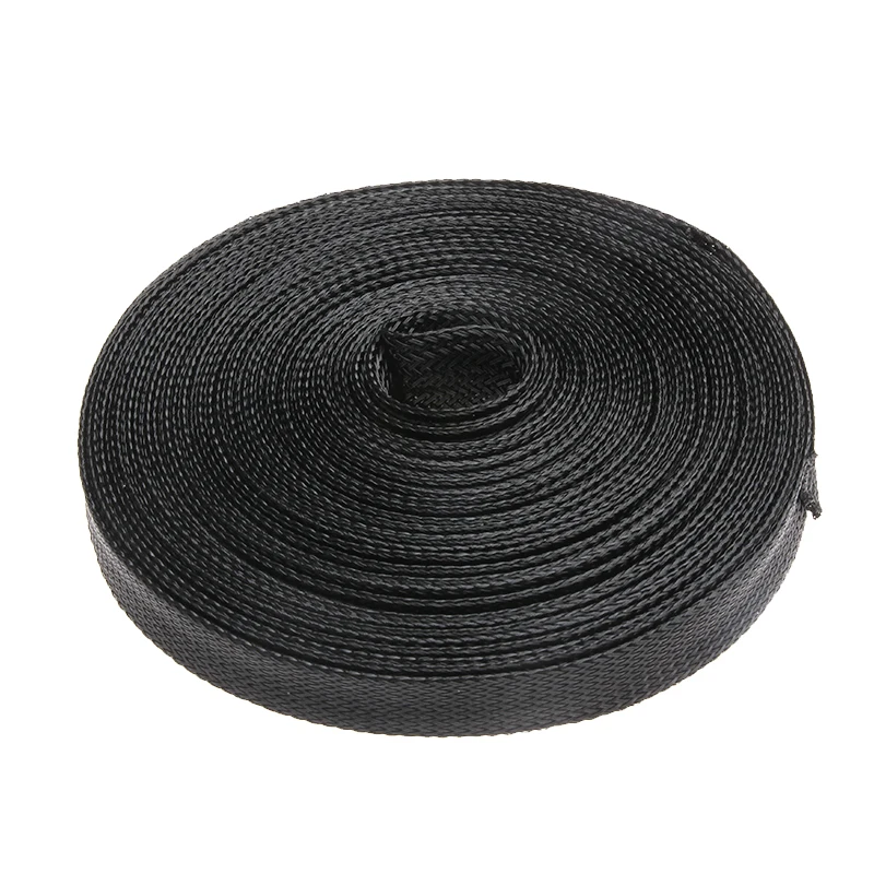 Durable 5m Black Braided PET Nylon Sleeving 10 Durable 5m Black Braided PET Nylon Sleeving - Image 10