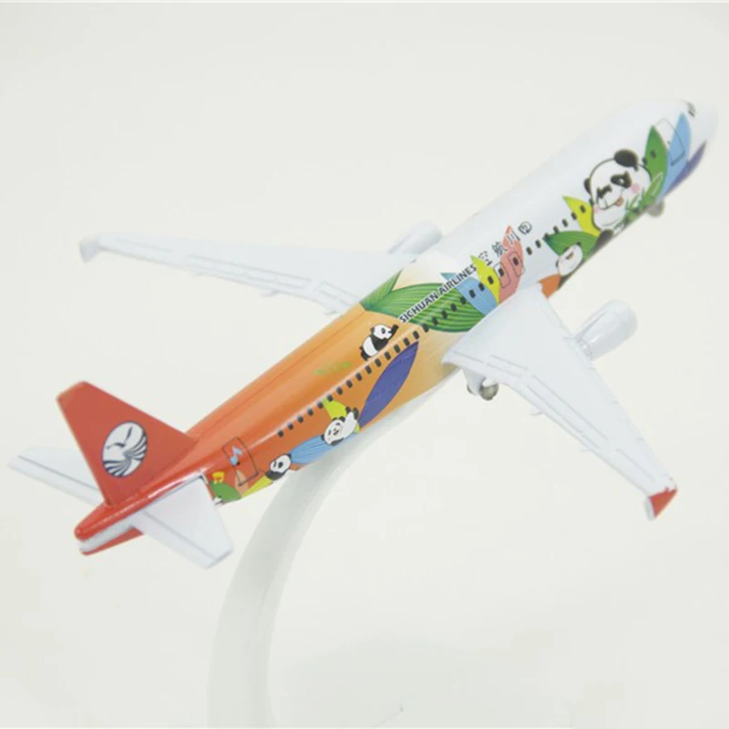 Colorful Sichuan Panda Airlines A320-200 Model 2 Colorful Sichuan Panda Airlines A320-200 Model - Image 2