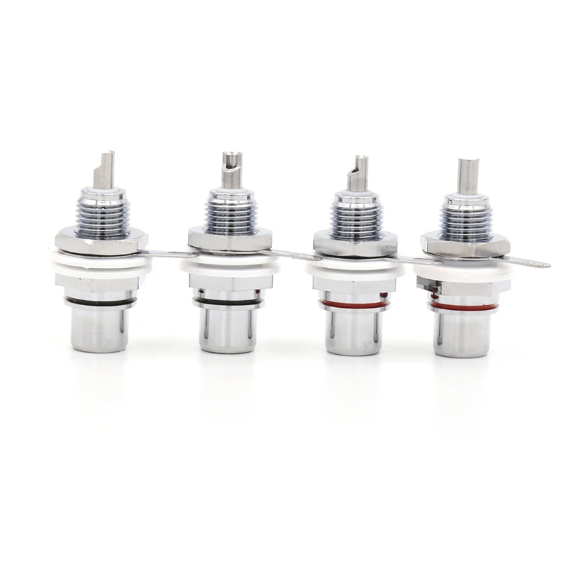 Rhodium Plated RCA Sockets - Pack of 10 6 Rhodium Plated RCA Sockets - Pack of 10 - Image 6