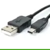 Black USB 2.0 Data & Charging Cable, 1.2m