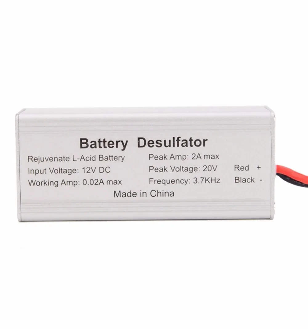 Silver 12V Lead Acid Battery Desulfator 6 Silver 12V Lead Acid Battery Desulfator - Image 6