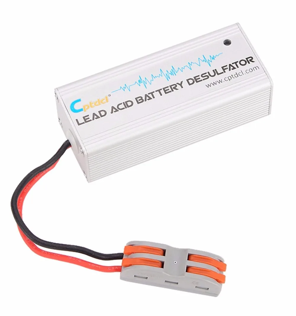 Silver 12V Lead Acid Battery Desulfator 2 Silver 12V Lead Acid Battery Desulfator - Image 2