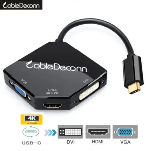 Thunderbolt 3 Multi-Display Hub with HDMI, VGA & DVI 13 HTB1MdLRSpXXXXatXFXXq6xXFXXXt