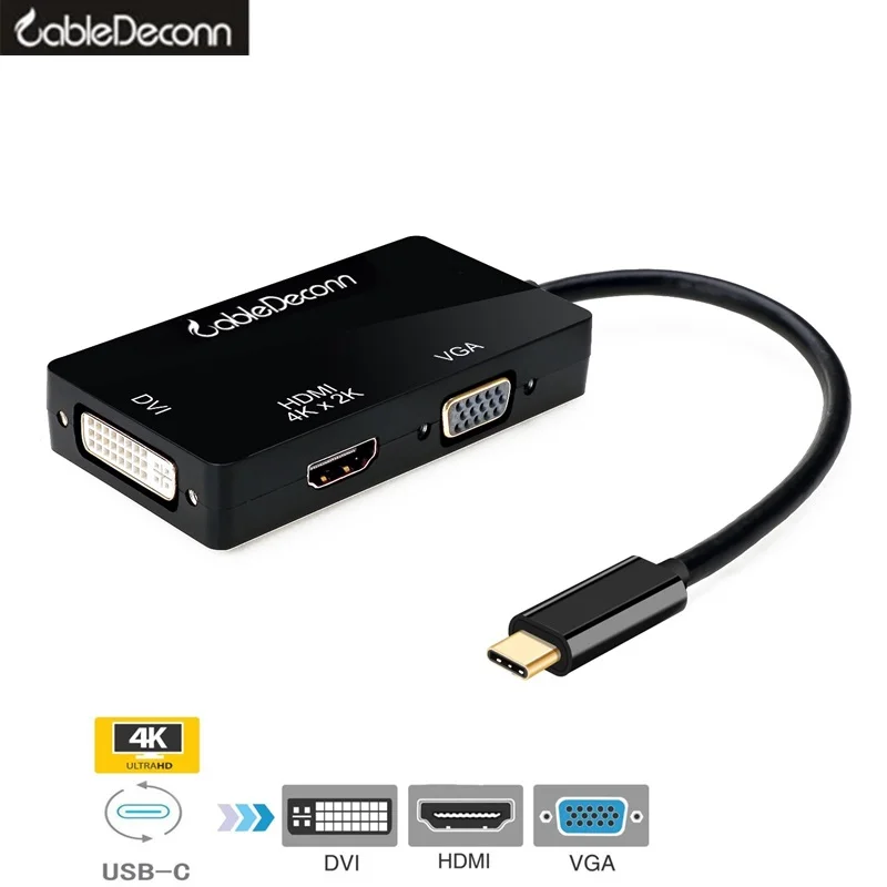 Thunderbolt 3 Multi-Display Hub with HDMI, VGA & DVI 9 Thunderbolt 3 Multi-Display Hub with HDMI, VGA & DVI - Image 9