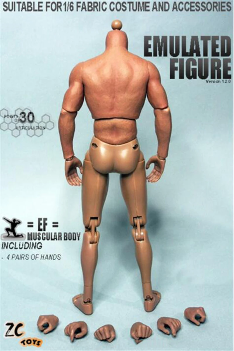 Highly Articulated 1/6 Scale Male Action Figure 3 Highly Articulated 1/6 Scale Male Action Figure - Image 3