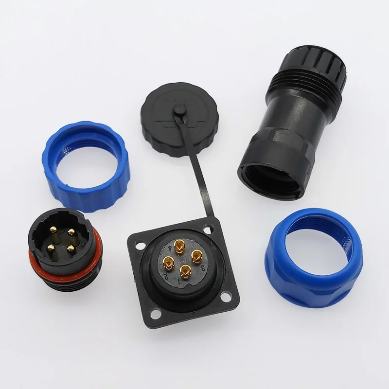 Industrial Waterproof Connector 2-14 Pins IP68 6 Industrial Waterproof Connector 2-14 Pins IP68 - Image 6