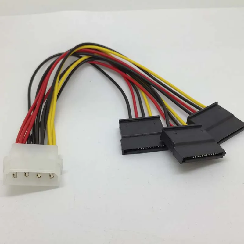 4-Pin Molex to 3 SATA Power Splitter Cable 4 4-Pin Molex to 3 SATA Power Splitter Cable - Image 4