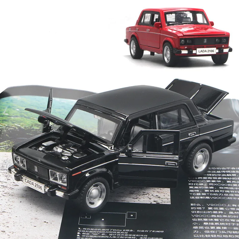 Vintage Soviet Lada 1:32 Scale Diecast Model 2 Vintage Soviet Lada 1:32 Scale Diecast Model - Image 2