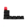 Black Red Side Print PBT Keycap Set for MX Switches