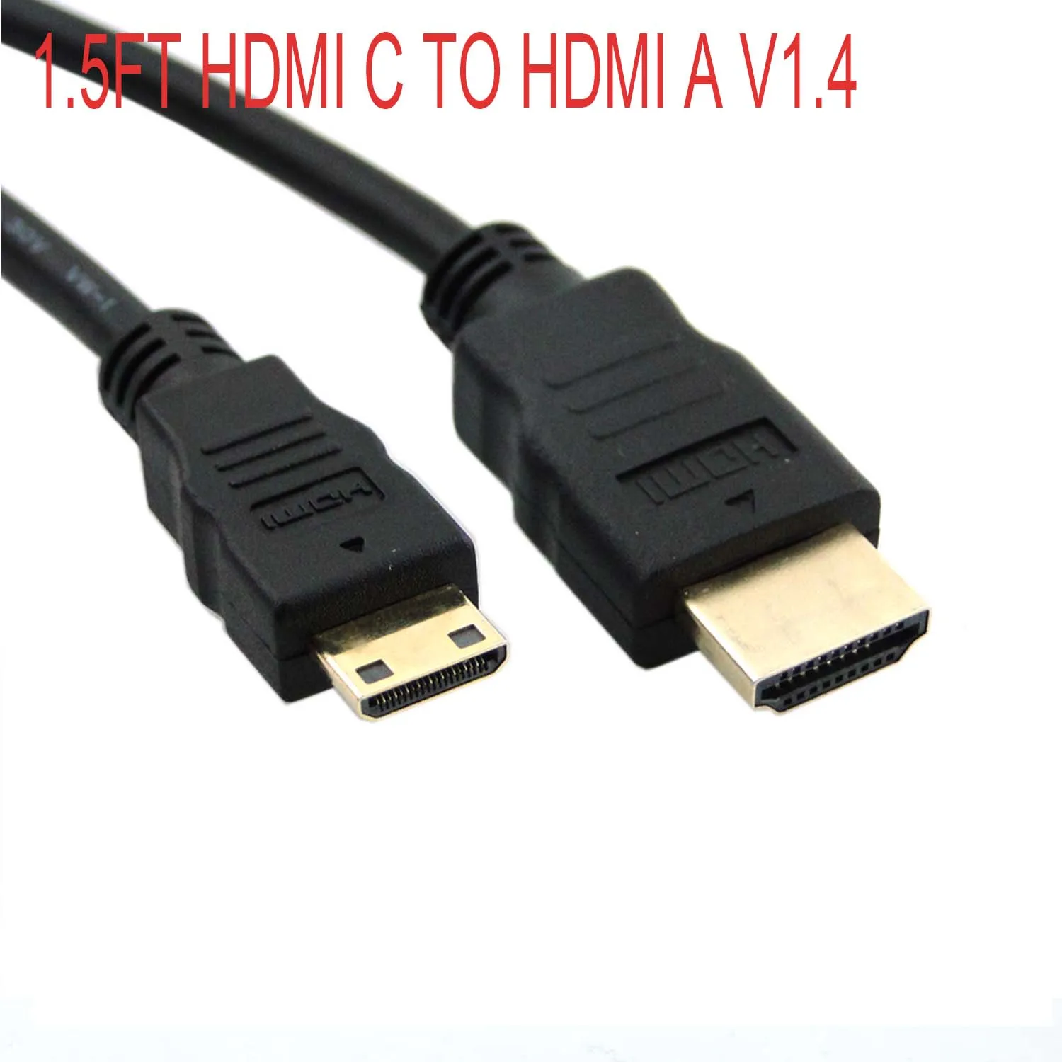 High-Speed 1.5m HDMI Mini to Standard Cable 3 High-Speed 1.5m HDMI Mini to Standard Cable - Image 3
