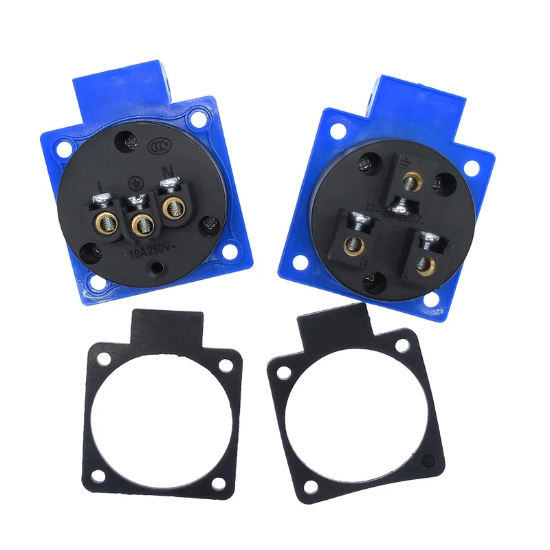 Waterproof Industrial Safety Power Socket 220-250V, 10A 3 Waterproof Industrial Safety Power Socket 220-250V, 10A - Image 3