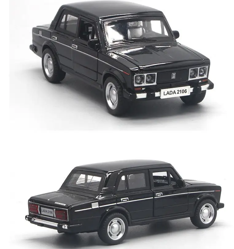 Vintage Soviet Lada 1:32 Scale Diecast Model 4 Vintage Soviet Lada 1:32 Scale Diecast Model - Image 4
