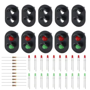 Railway Signal Heads Set for HO, OO, TT Scale