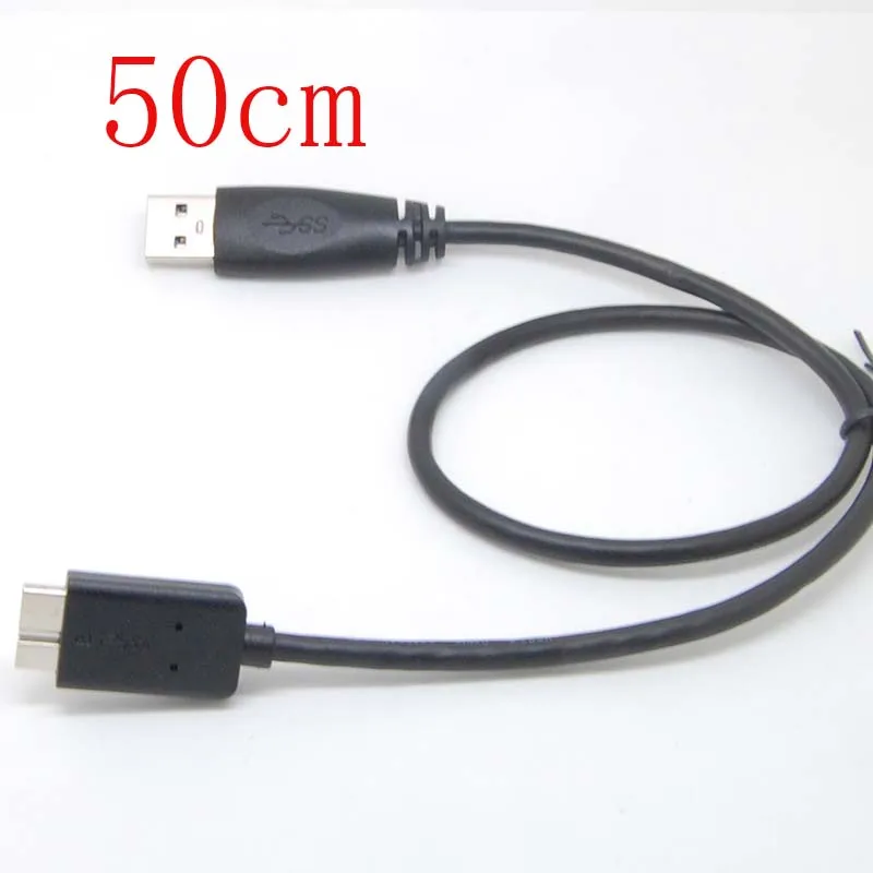 50cm Black USB 3.0 Data & Charging Cable 2 50cm Black USB 3.0 Data & Charging Cable - Image 2