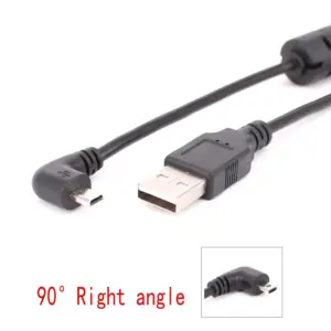 90-Degree USB 2.0 Data & Charging Cable 1.5m