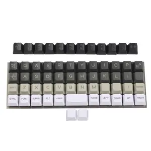 YMDK 61-Key PBT Keycap Set with Gradient Design