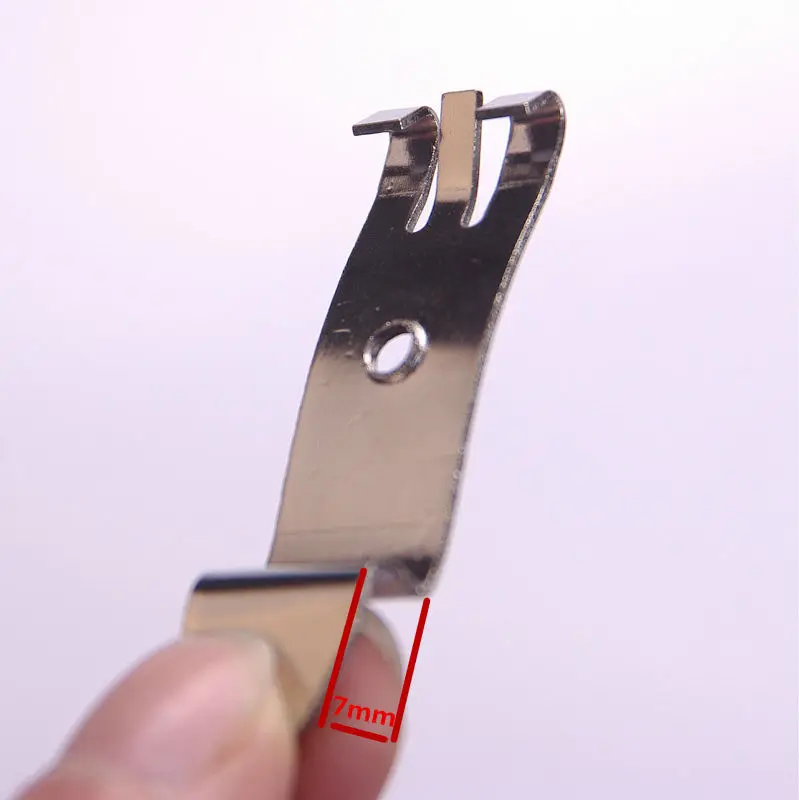 Black Aluminum Guide Rail Buckle 35mm for DIN Rails 2 Black Aluminum Guide Rail Buckle 35mm for DIN Rails - Image 2