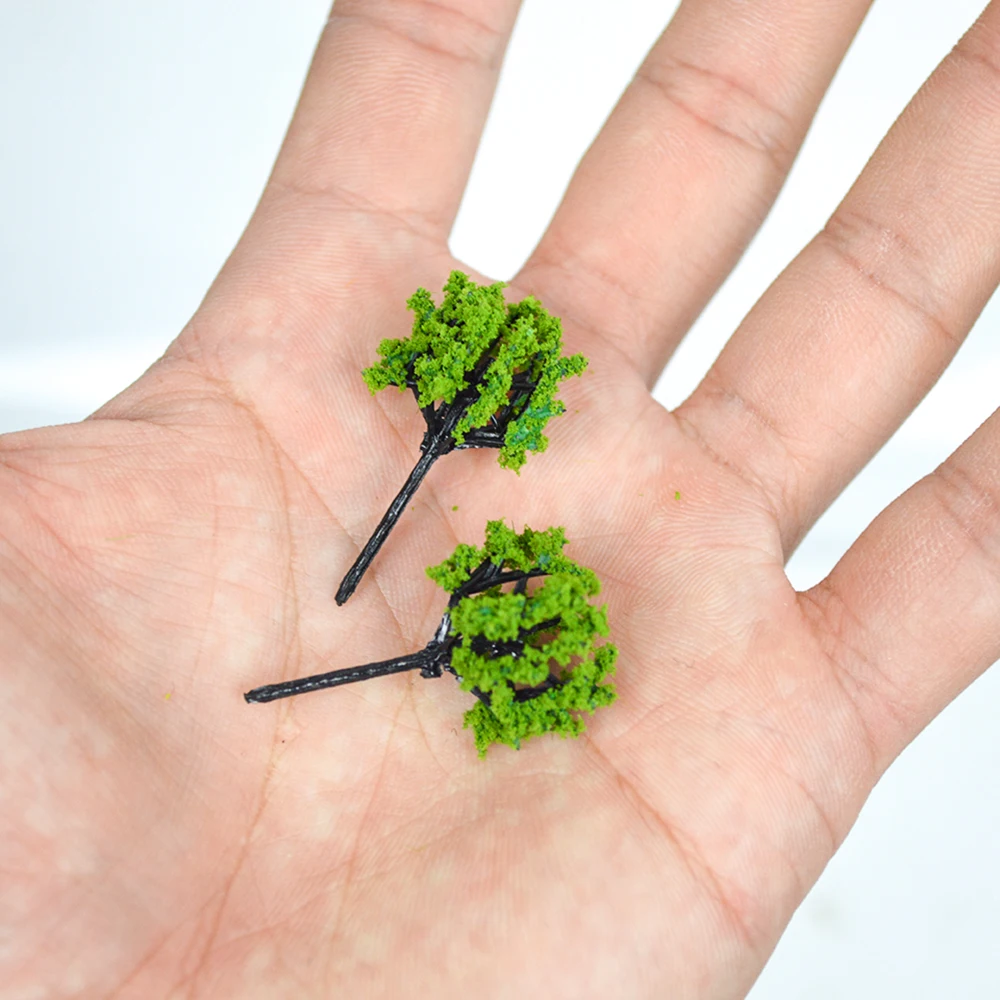 Miniature Plastic Trees Set for Dioramas 5 Miniature Plastic Trees Set for Dioramas - Image 5