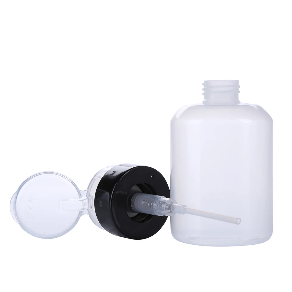 200ML Transparent Plastic Alcohol Dispenser Bottle 3 200ML Transparent Plastic Alcohol Dispenser Bottle - Image 3