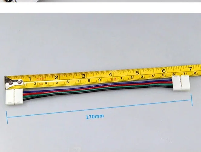 10mm RGB LED Strip Connector Set for SMD 5050 5 10mm RGB LED Strip Connector Set for SMD 5050 - Image 5