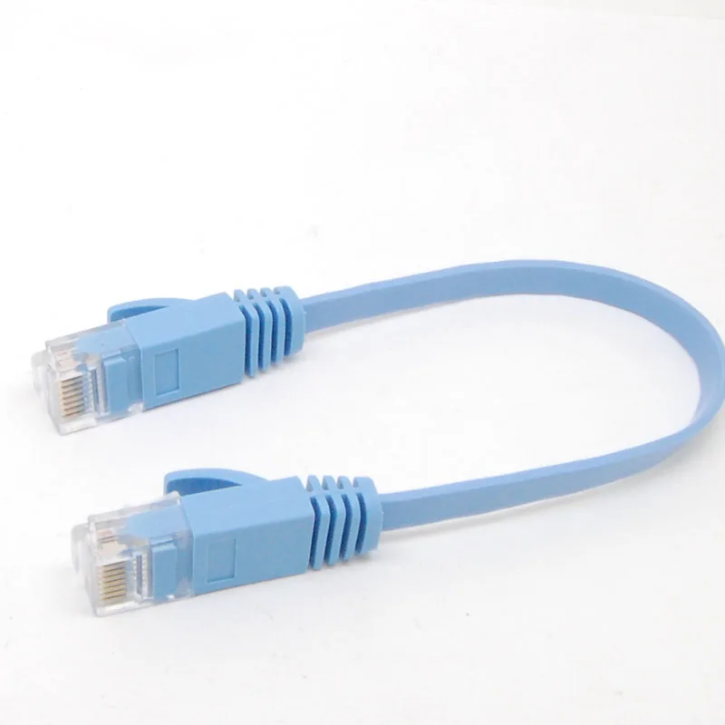Light Blue 20cm CAT6 Ethernet Cable for Indoor Use 3 Light Blue 20cm CAT6 Ethernet Cable for Indoor Use - Image 3