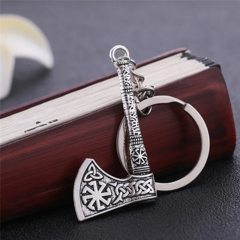Vintage Axe Keychain with Engraved Design 7 Vintage Axe Keychain with Engraved Design - Image 7