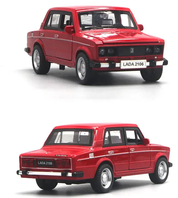 Vintage Soviet Lada 1:32 Scale Diecast Model 5 Vintage Soviet Lada 1:32 Scale Diecast Model - Image 5