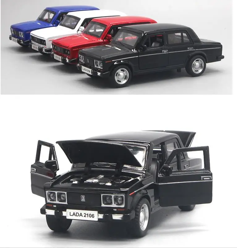Vintage Soviet Lada 1:32 Scale Diecast Model 3 Vintage Soviet Lada 1:32 Scale Diecast Model - Image 3