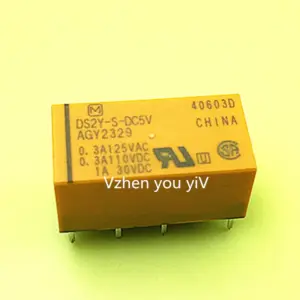 Bright Orange DS2Y-S-DC5V Relay for Electronics