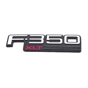 F-350 XL/XLT 3D Badge with Silver Accents 6 HTB1iqsdXNn1gK0jSZKPq6xvUXXau