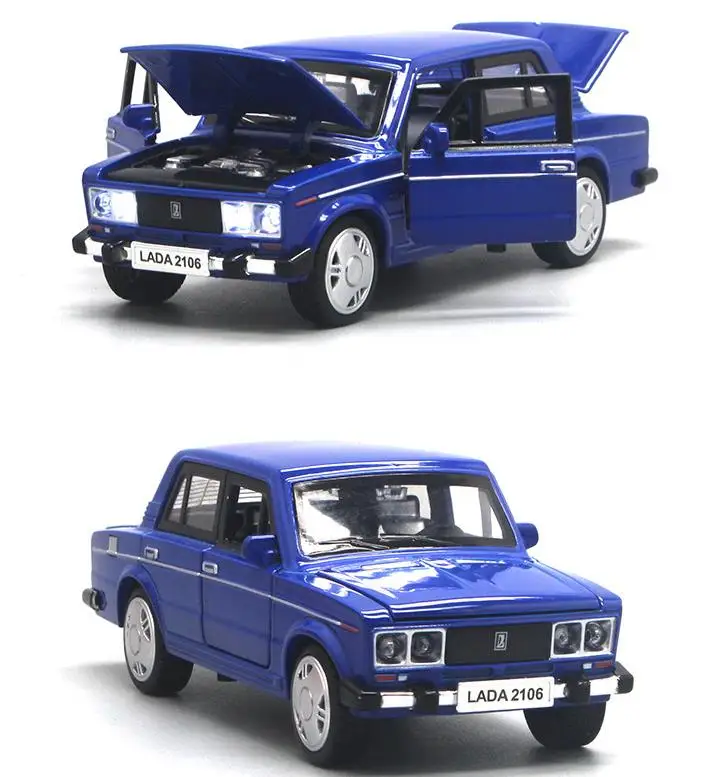 Vintage Soviet Lada 1:32 Scale Diecast Model 6 Vintage Soviet Lada 1:32 Scale Diecast Model - Image 6