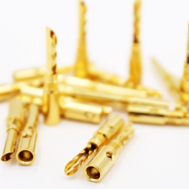 Gold-Plated Copper Banana Plugs Set (12 or 24) 2 Gold-Plated Copper Banana Plugs Set (12 or 24) - Image 2