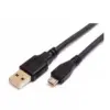 1-Meter Black USB 2.0 Cable for Nikon Cameras