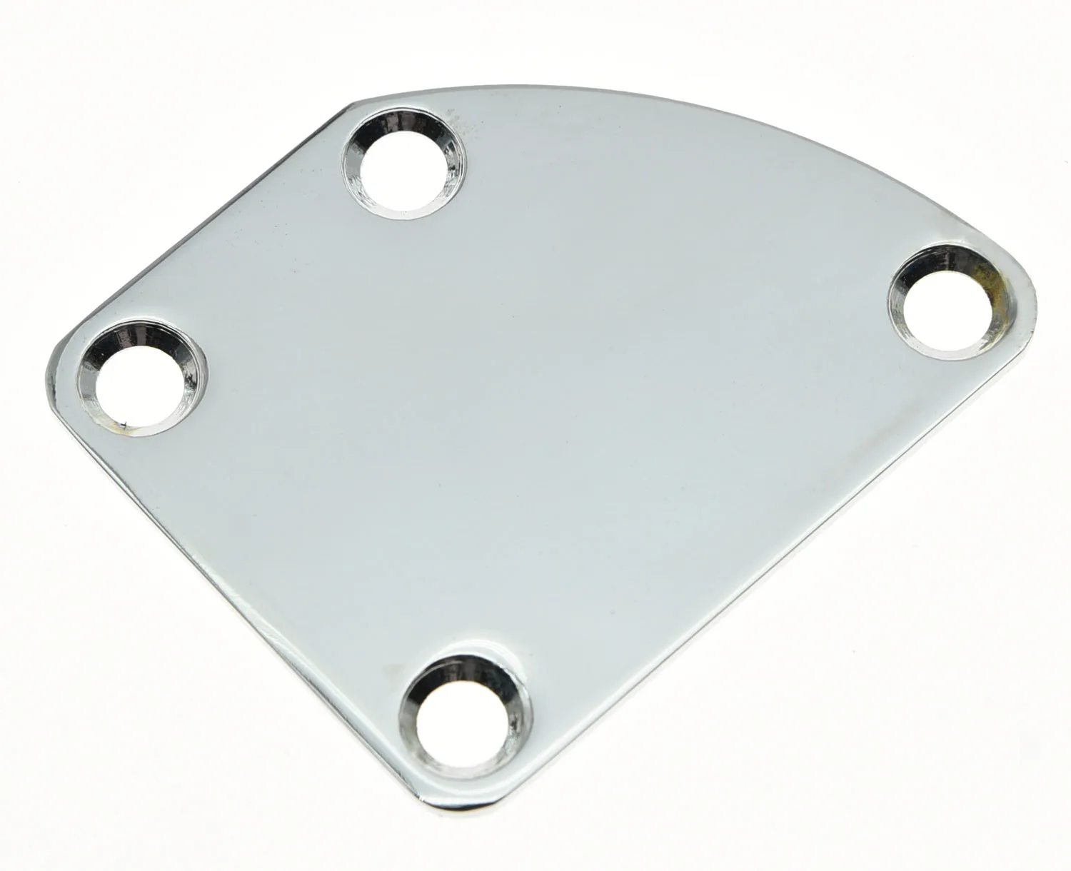 Chrome Guitar Neck Plate for Strat/Delexe/T L 3 Chrome Guitar Neck Plate for Strat/Delexe/T L - Image 3