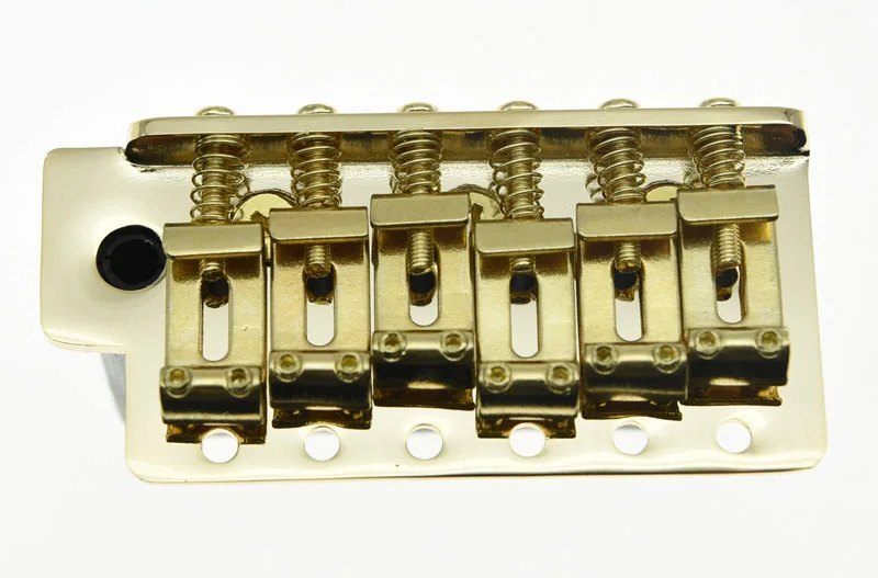 Gold Finish Strat-Style Tremolo Bridge 3 Gold Finish Strat-Style Tremolo Bridge - Image 3