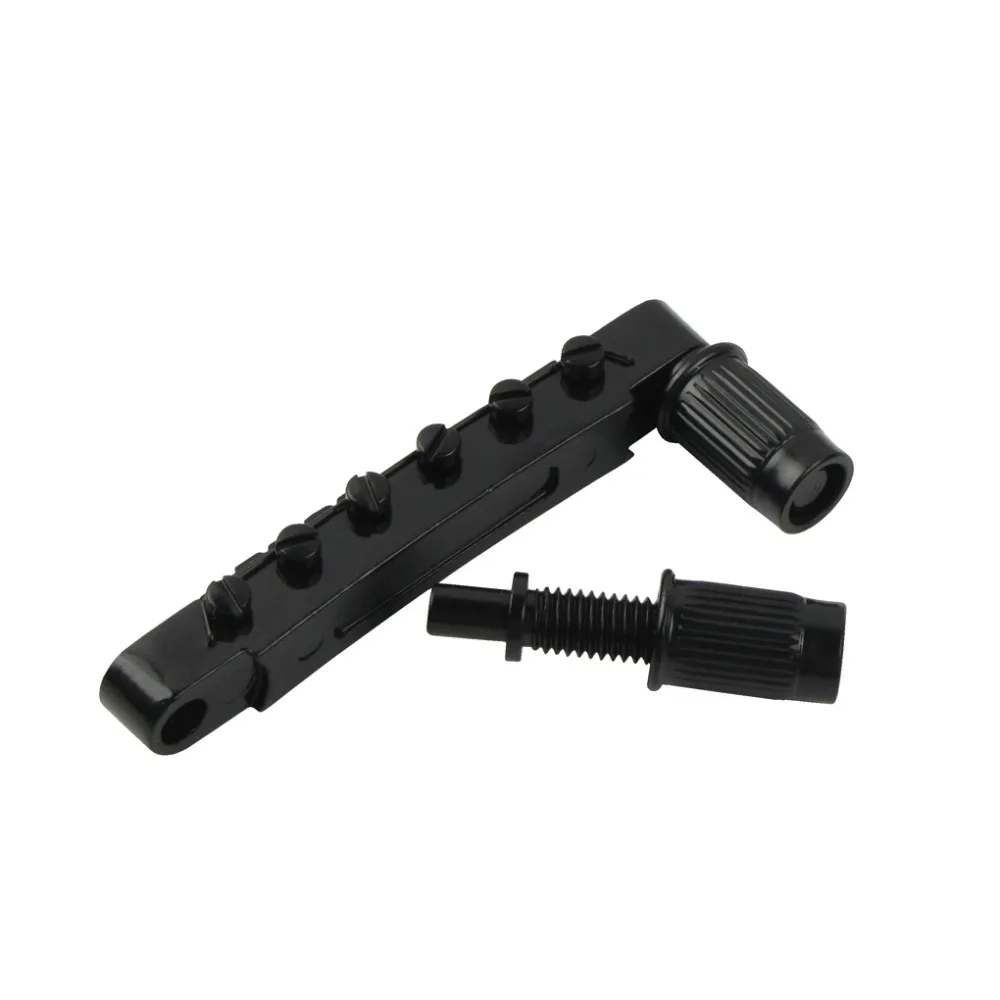 Modern Black Guitar Hardware Set for Les Paul & SG 2 Modern Black Guitar Hardware Set for Les Paul & SG - Image 2