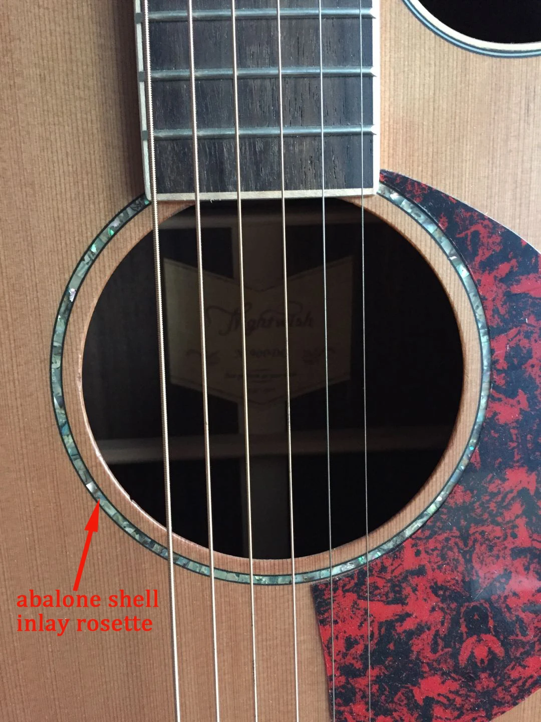 Paua Abalone Ukulele Rosette Set 65mm-75mm 5 Paua Abalone Ukulele Rosette Set 65mm-75mm - Image 5