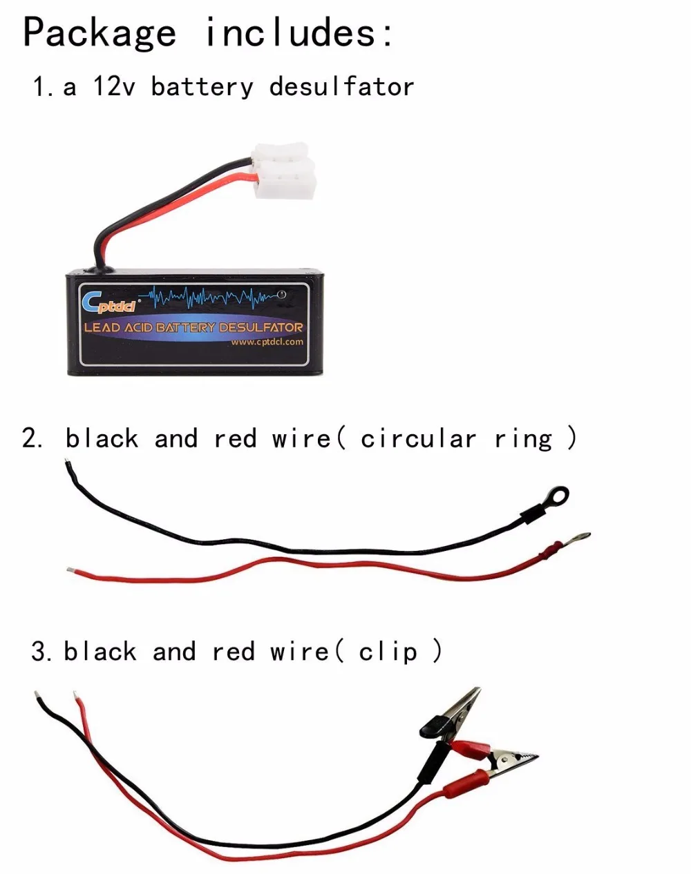 12V Lead Acid Battery Desulfator for Vehicles 3 12V Lead Acid Battery Desulfator for Vehicles - Image 3