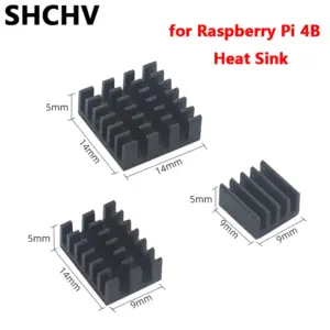 Aluminum Heat Sink Set for Raspberry Pi 4