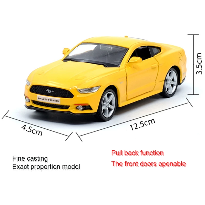 2015 Ford Mustang 1:36 Diecast Model 2 2015 Ford Mustang 1:36 Diecast Model - Image 2