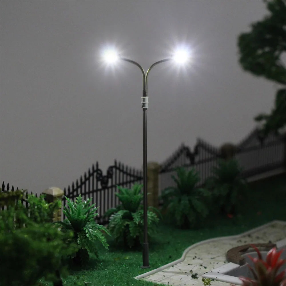 HO Scale Realistic Street Lamp Set (10Pieces) 4 HO Scale Realistic Street Lamp Set (10Pieces) - Image 4
