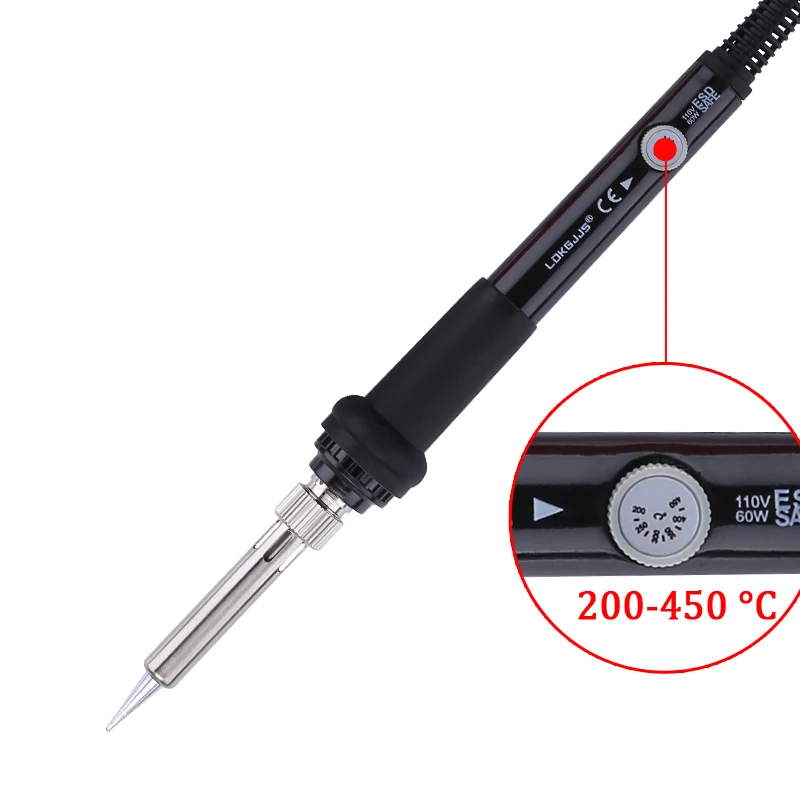 Professional Electric Soldering Iron 60W 200-450°C 5 Professional Electric Soldering Iron 60W 200-450°C - Image 5