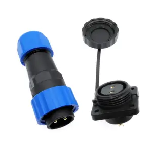 Waterproof Flange Socket Connector IP68 10 HTB1uP HaiDxK1Rjy1zcq6yGeXXan
