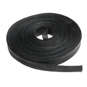 Durable 5m Black Braided PET Nylon Sleeving 16 HTB1vgZIX HuK1RkSndVq6xVwpXac