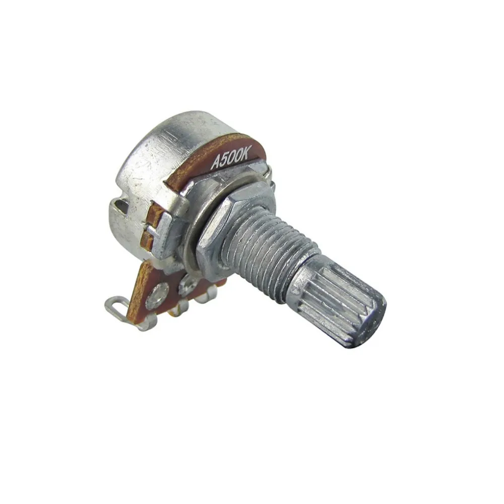 Set of 2 500K Ohm Audio Taper Mini Potentiometers 3 Set of 2 500K Ohm Audio Taper Mini Potentiometers - Image 3