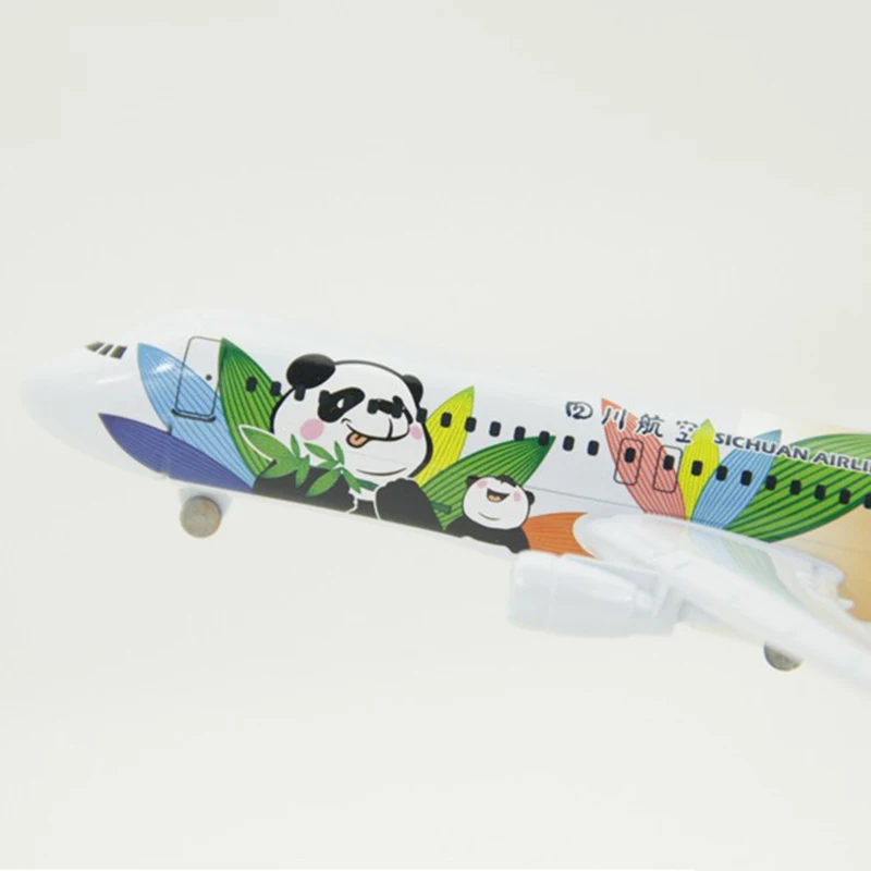 Colorful Sichuan Panda Airlines A320-200 Model 4 Colorful Sichuan Panda Airlines A320-200 Model - Image 4